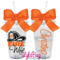 Fire Wife Helmet Tumbler