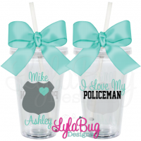 I Love My Policeman Tumbler