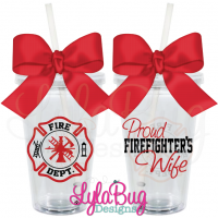 Proud Firefighter's... Tumbler