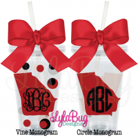 State Monogram Acrylic Tumbler