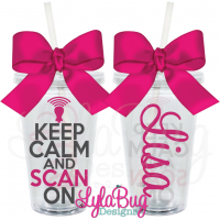 Keep Calm and Scan On Acrylic Tumbler
