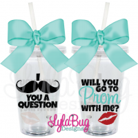 Promposal Mustache Tumbler