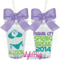 Spring Break Bikini Tumbler