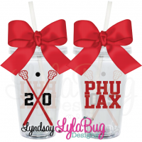 Lacrosse Player X Tumbler