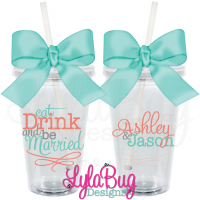 Eat, Drink, & Be Married Tumbler